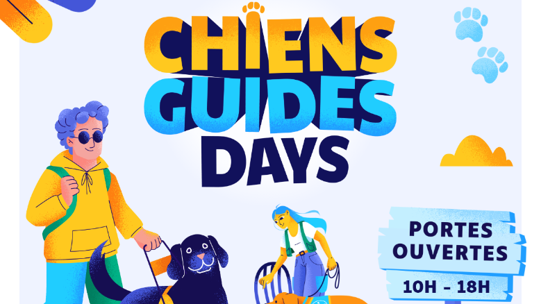 Ne manquez pas notre Journée Portes Ouvertes des Chiens Guides de l'Est ! 🎉🐾