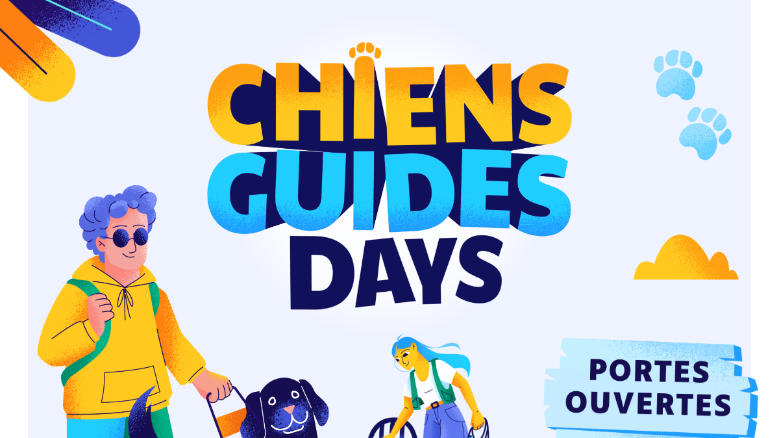 Ne manquez pas nos Journées Portes Ouvertes des Chiens Guides de l'Est ! 🎉🐾