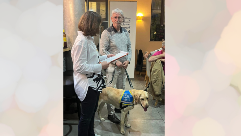 Le Lions Club de Lunéville Château des Lumières Soutient les Chiens Guides d'Aveugles 🥰